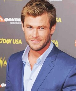 Chris Hemsworth Actor Diamond Painting