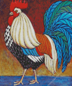Cockerel Art Diamond Painting
