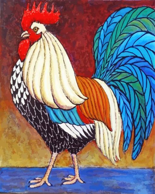 Cockerel Art Diamond Painting