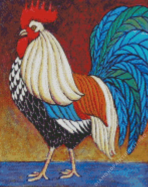 Cockerel Art Diamond Painting