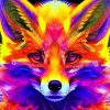 Colorful Fox Diamond Painting