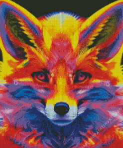 Colorful Fox Diamond Painting