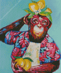 Stylish Monkey Diamond Painting