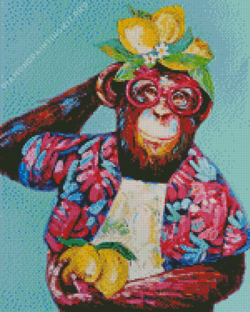 Stylish Monkey Diamond Painting