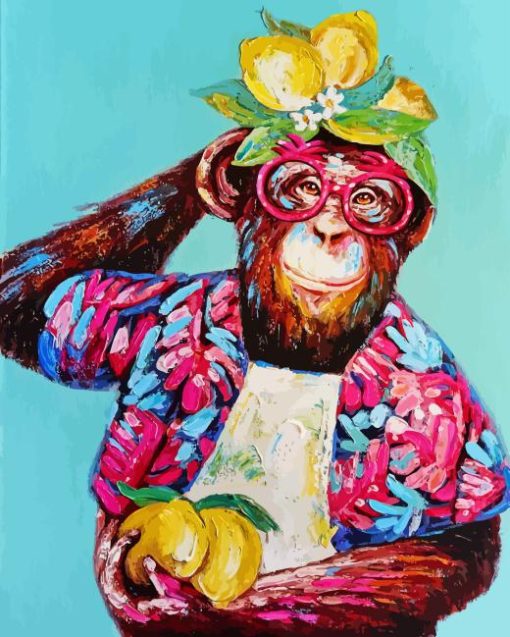 Stylish Monkey Diamond Painting