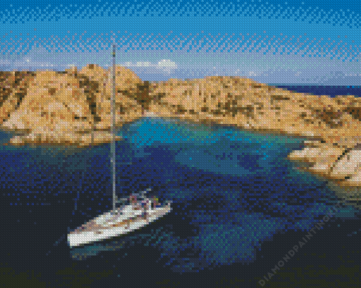 Cruising In Sardinia Sea Diamond Painting