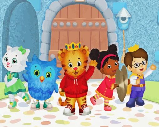 Daniel Tiger Cartoons Diamond Painting