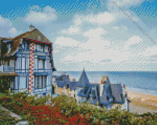 Deauville Beach View Diamond Painting