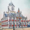 Delft City Hall Netherlands Diamond Painting