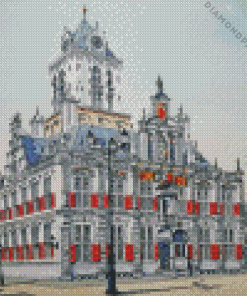 Delft City Hall Netherlands Diamond Painting