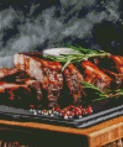 Delicious Ribs BBQ Diamond Painting