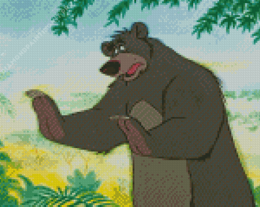 Disney Baloo Jungle Book Diamond Painting