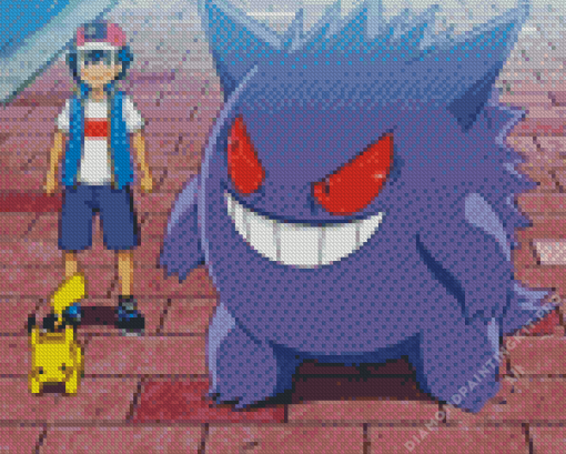 Ectoplasma Pokemon Anime Diamond Painting