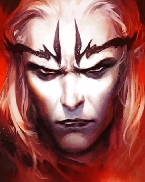 Elric of Melnibone Face Art Diamond Painting