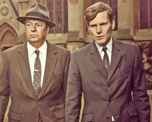 Endeavour Tv Series Diamond Painting