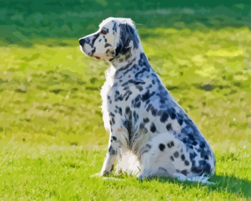 English Setter Diamond Painting