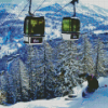 France Vars Ski Station Diamond Painting