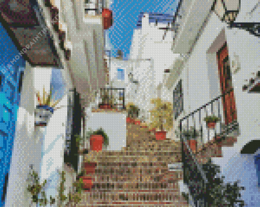 Frigiliana Town Diamond Painting