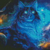 Galactic Cat Diamond Painting