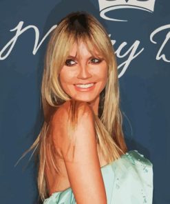 German American Heidi klum Diamond Painting