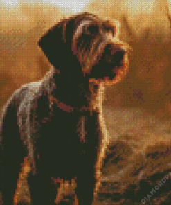 German Wirehaired Breed Diamond Painting