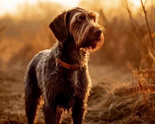 German Wirehaired Breed Diamond Painting