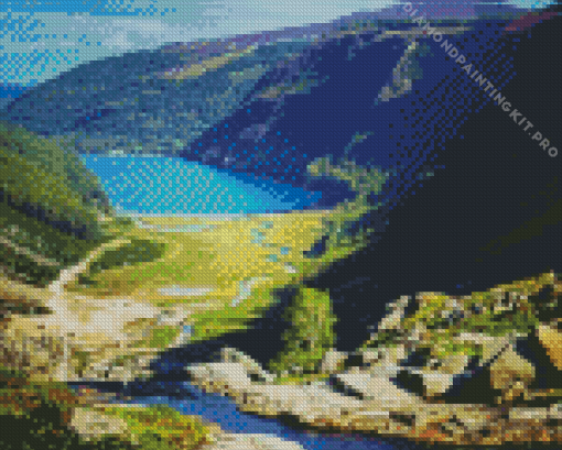 Glendalough Landscape Diamond Painting