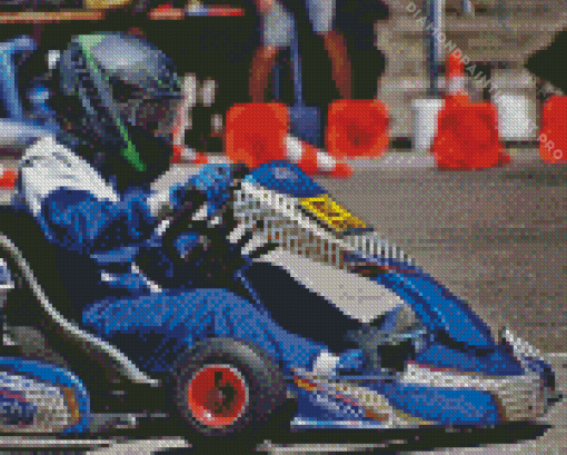 Go Karting Cars Diamond Painting