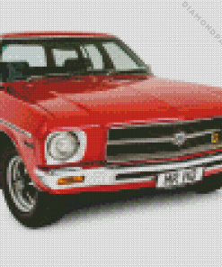 Holden HQ Kingswood Red Car Diamond Painting