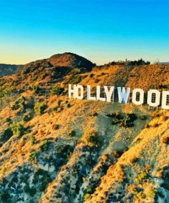 Bold Hollywood Sign Diamond Painting