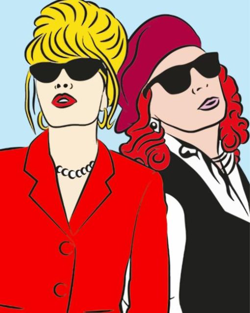 Patsy Stone and Saffron Illustration Diamond Painting