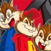 Illustration Alvin and The Chipmunks Diamond Painting