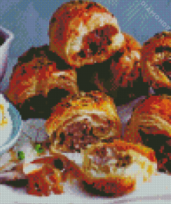 Italian Style Sausage Roll Diamond Painting