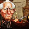 JRR Tolkien Caricature Diamond Painting