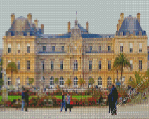 Jardin du Luxembourg in France Diamond Painting