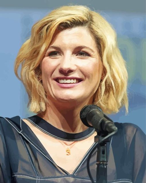 Jodie Whittaker Portrait Diamond Painting