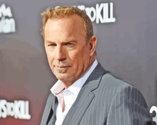 Kevin Costner Celebrity Diamond Painting