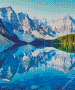 Massive Lake Mountain Diamond Painting