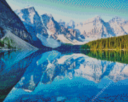 Massive Lake Mountain Diamond Painting