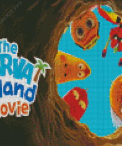 Larva Island Movie Poster Diamond Painting