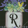 Letter R Diamond Painting