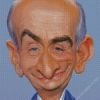 Louis de Funes Caricature Diamond Painting