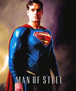 Man of Steel Movie Poster Diamond Painting