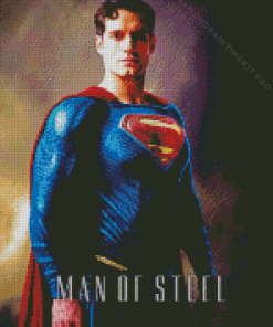 Man of Steel Movie Poster Diamond Painting