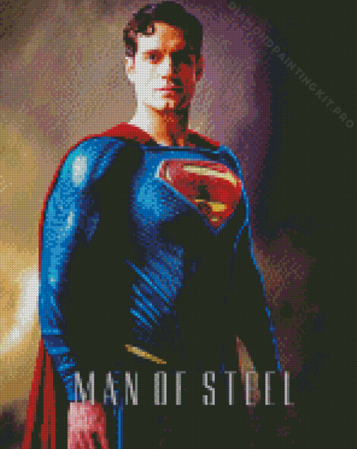 Man of Steel Movie Poster Diamond Painting