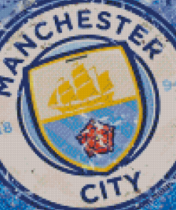 Manchester City Logo Art Diamond Painting