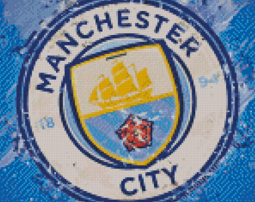 Manchester City Logo Art Diamond Painting