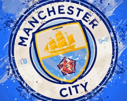 Manchester City Logo Art Diamond Painting