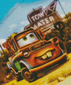 Mater Cars Movie Poster Diamond Painting