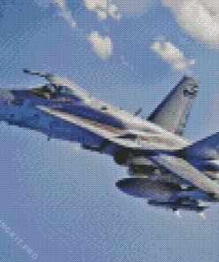 McDonnell Douglass Fa 18 Hornet Aircraft Diamond Painting